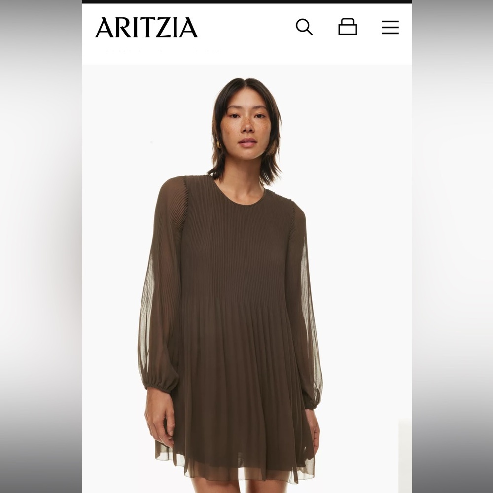 Aritzia Wilfred day dreamer mini dress